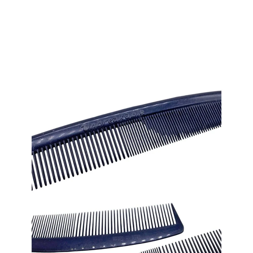 Vintage Hair Combs Lot Foster Grant Unbreakable Fold Up Barber Pick End Style 5